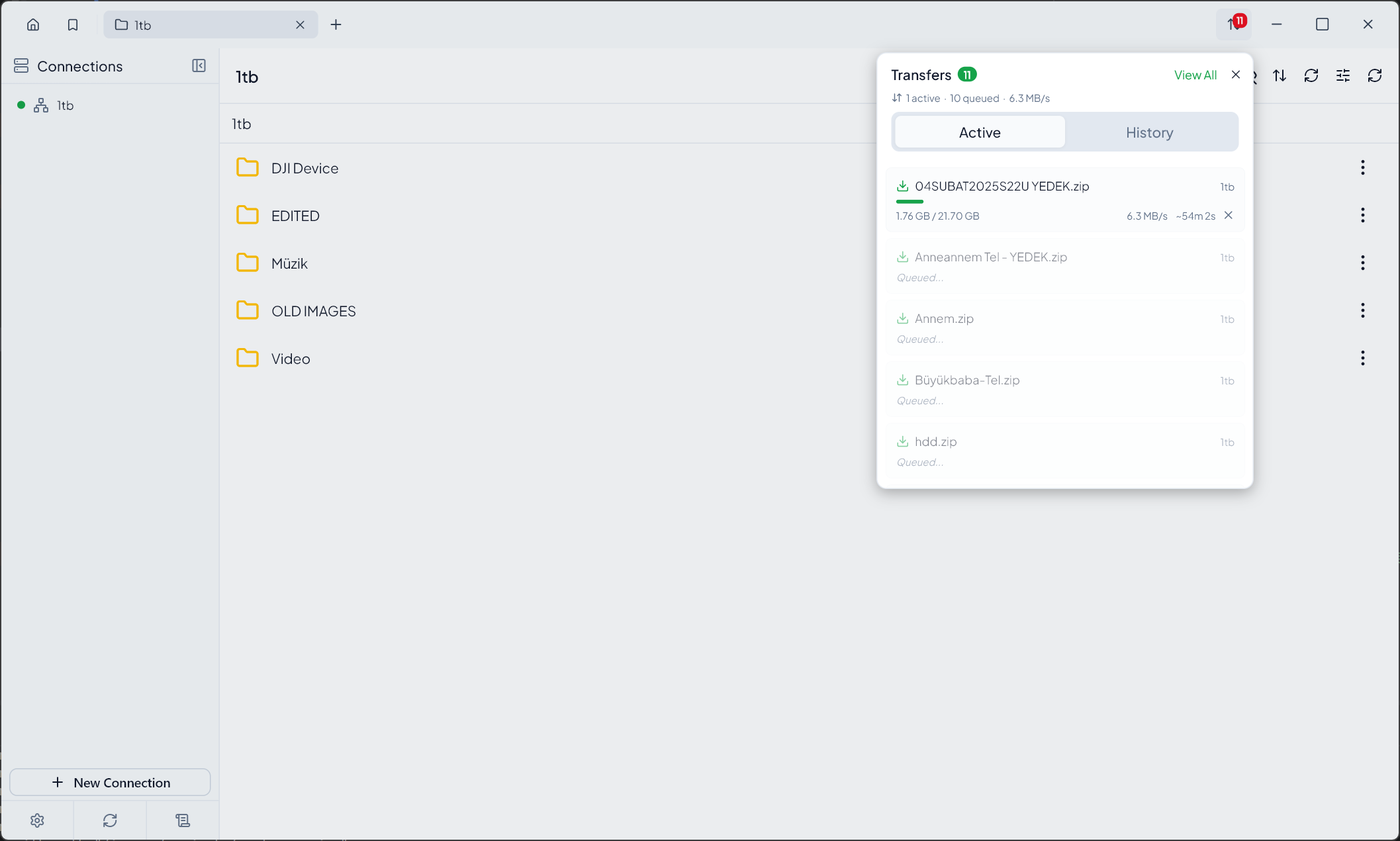 Cloodsy — Transfer Popup
